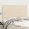 prix le plus bas VidaXL Têtes De Lit 4 Pcs Crème 72x5x78/88 Cm Tissu 17