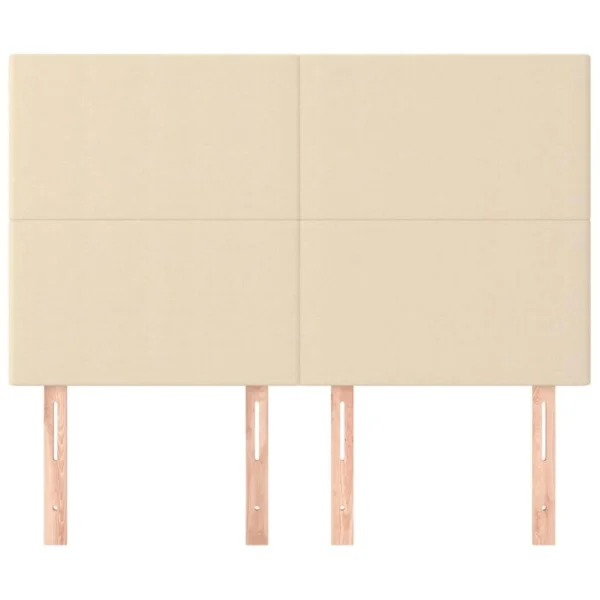 prix le plus bas VidaXL Têtes De Lit 4 Pcs Crème 72x5x78/88 Cm Tissu 4