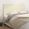 grossiste VidaXL Têtes De Lit 4 Pcs Crème 80x5x78/88 Cm Similicuir 17