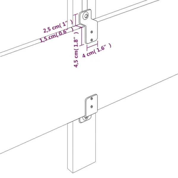 VidaXL Têtes De Lit 4 Pcs Crème 80x5x78/88 Cm Tissu à prix très bas 6