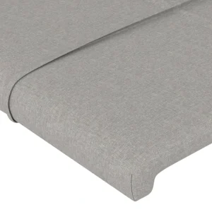 VidaXL Têtes De Lit 4 Pcs Gris Clair 72x5x78/88 Cm Tissu magasin 13