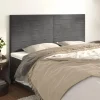 VidaXL Têtes De Lit 4 Pcs Gris Foncé 80x5x78/88 Cm Velours acheter en ligne 17