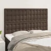VidaXL Têtes De Lit 4 Pcs Marron 72x5x78/88 Cm Similicuir pas cher 17